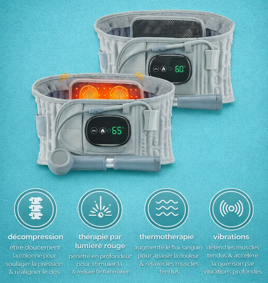 Headnova — Ceinture Thérapeutique 4-en-1 pour le Dos