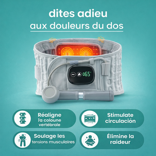 Headnova — Ceinture Thérapeutique 4-en-1 pour le Dos
