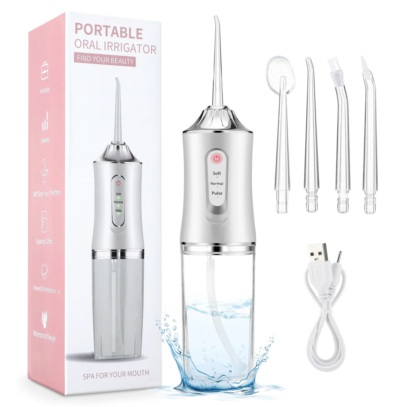 DentaPure Hydropulseur™ - لتنظيف الأسنان بالماء