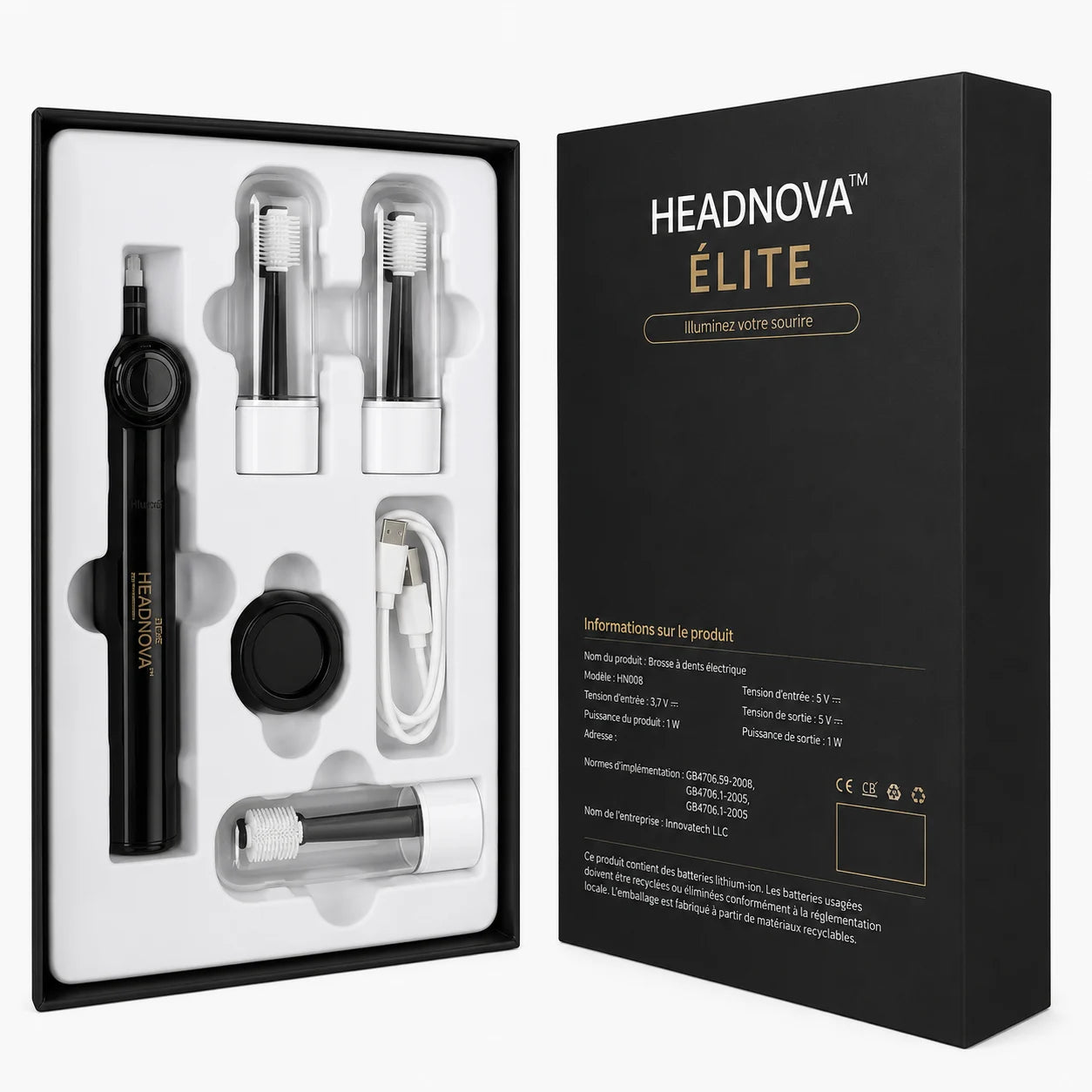 Headnova™ Élite — Kit de Soin Dentaire