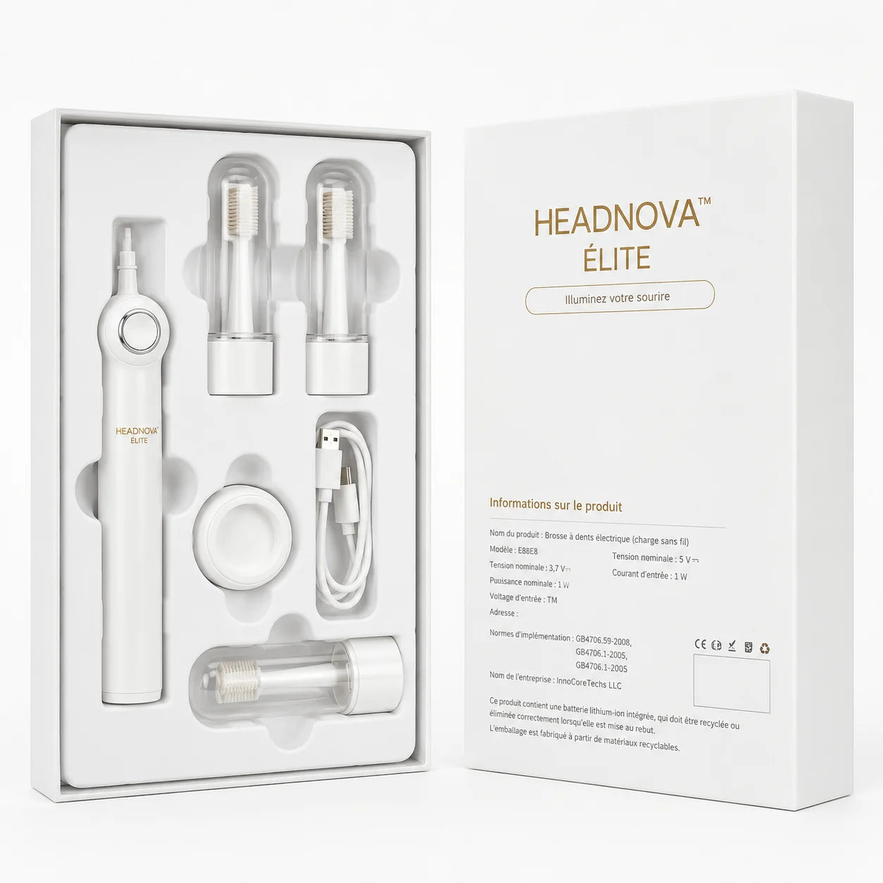 Headnova™ Élite — Kit de Soin Dentaire